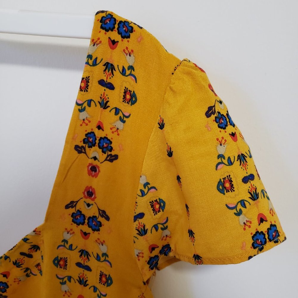 Urban Outfitters Finnigan Folk Print Dress - Picture 4 of 7